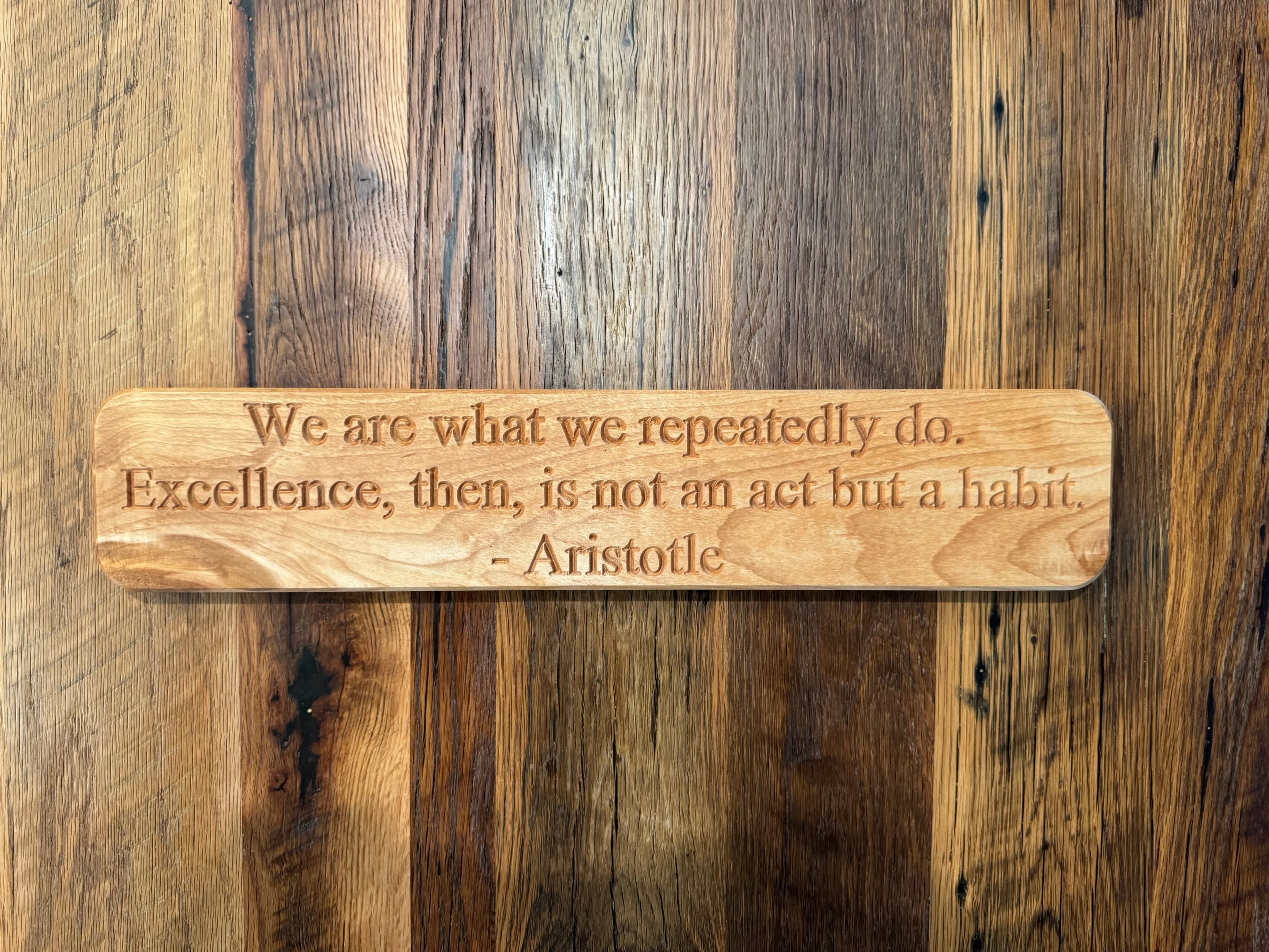 Classical Quote Sign