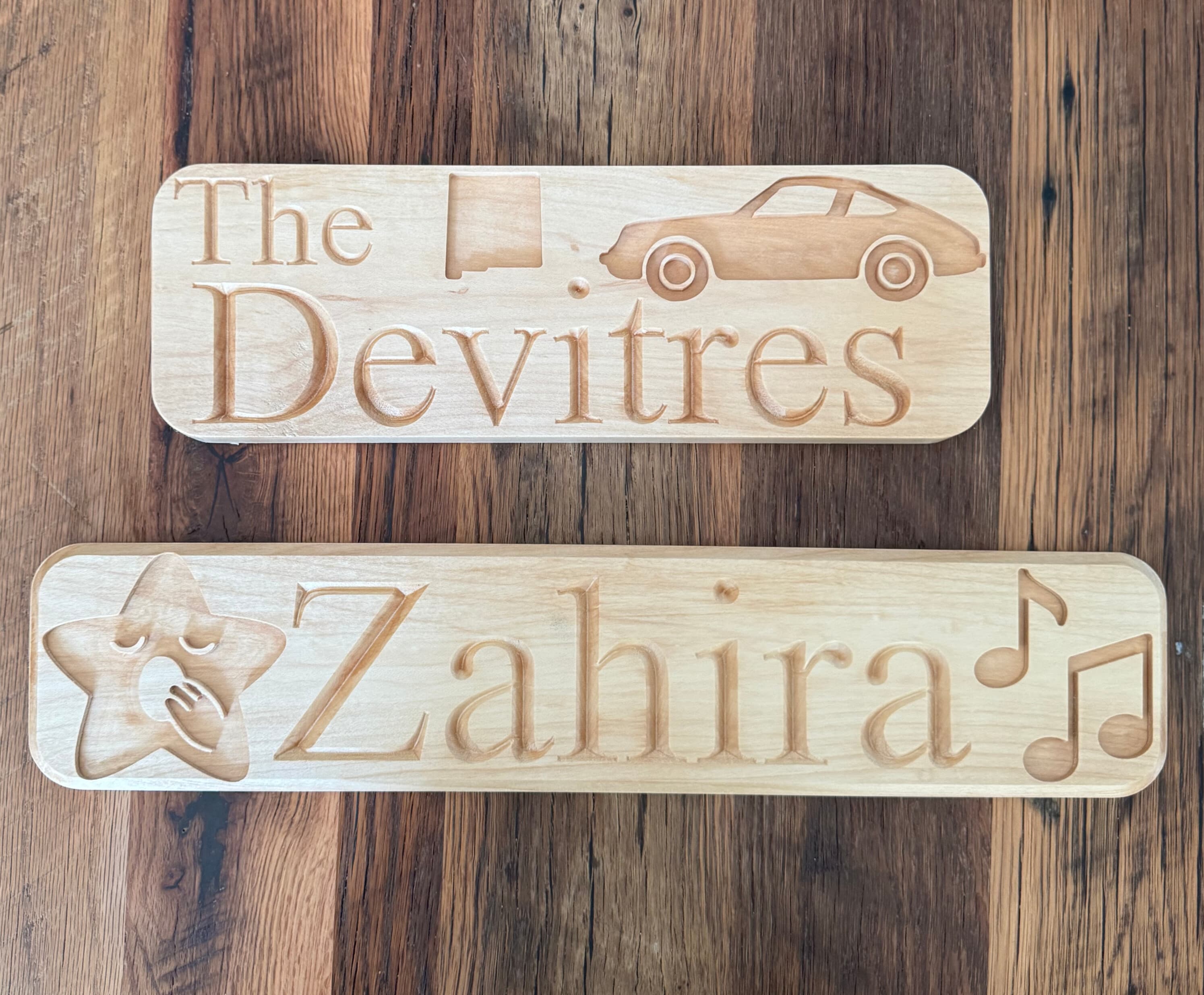 Custom Family Name Sign