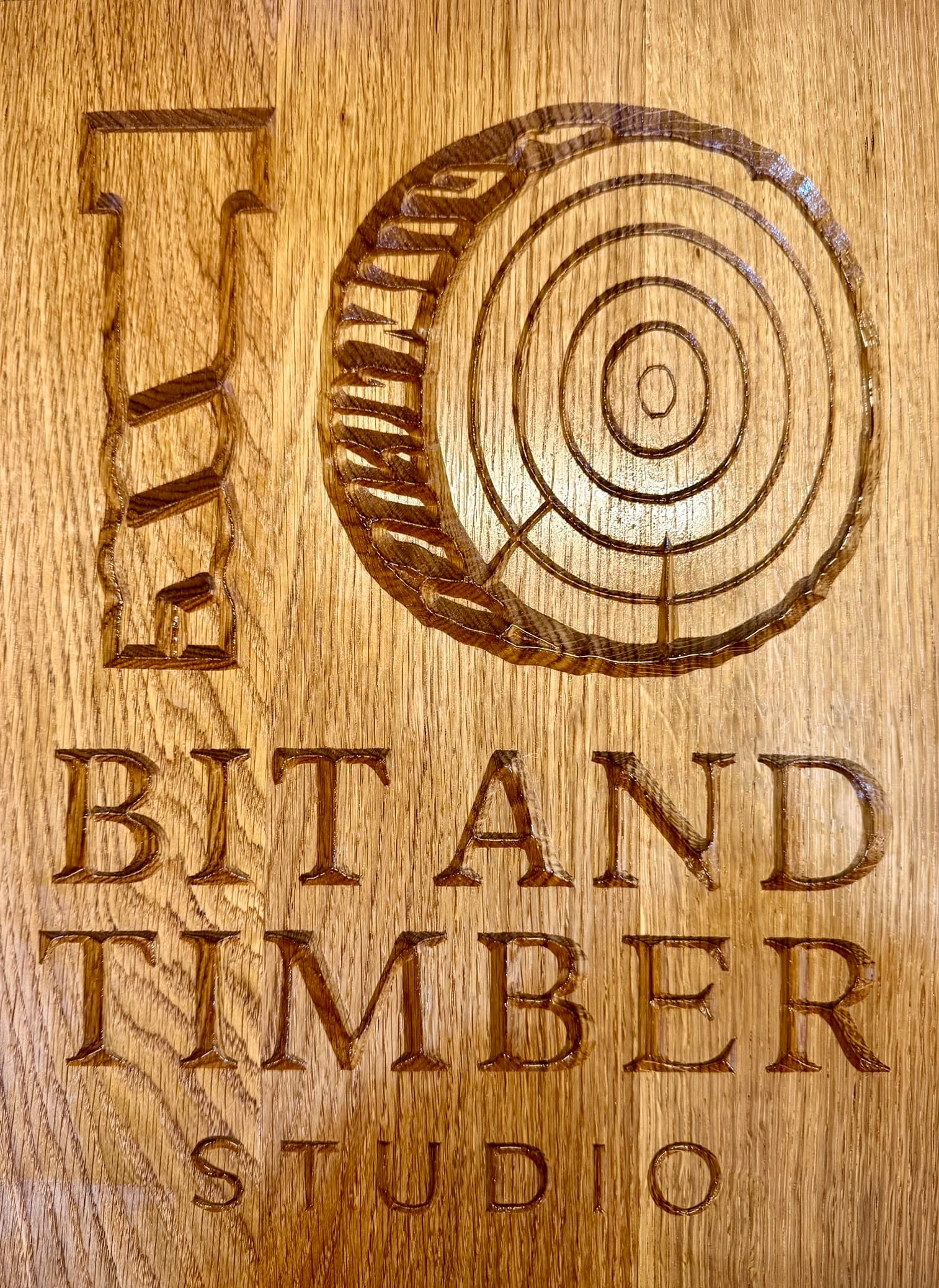 Bit and Timber Sign